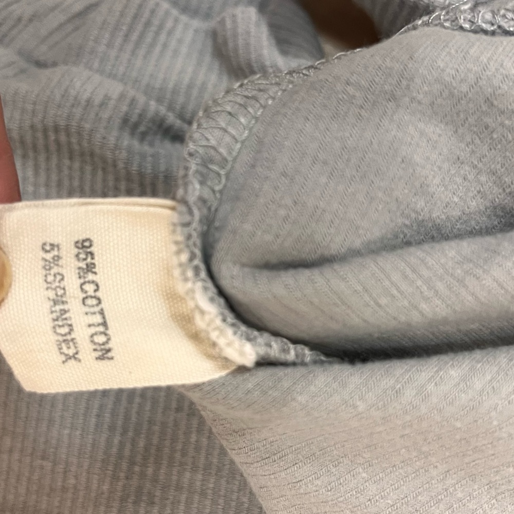 Katydid DOG MOM CORDED CREW SWEATSHIRT gray  sz Medium - Picture 7 of 7